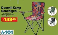 DESENLİ KAMP SANDALYESİ DESENLİ KAMP SANDALYESİ